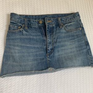 Free people Jean skirt